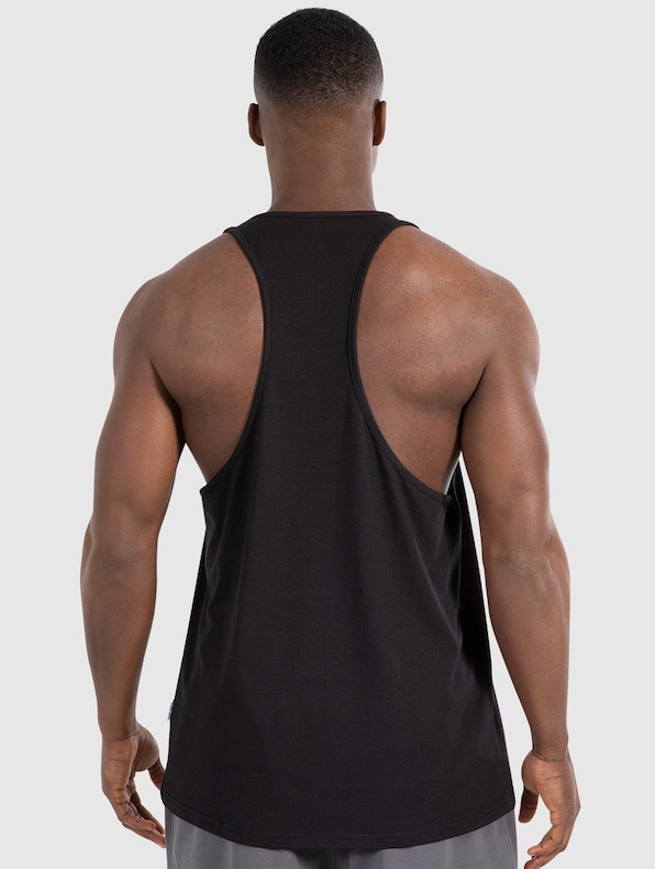 Smilodox Stringer Leno Modal Tank Tops-1