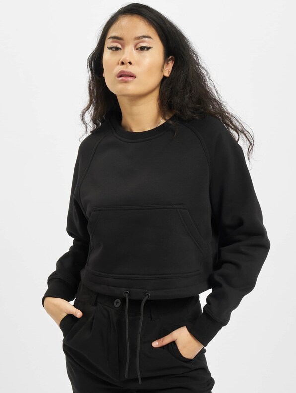 Ladies Oversized Short Raglan Crew-2