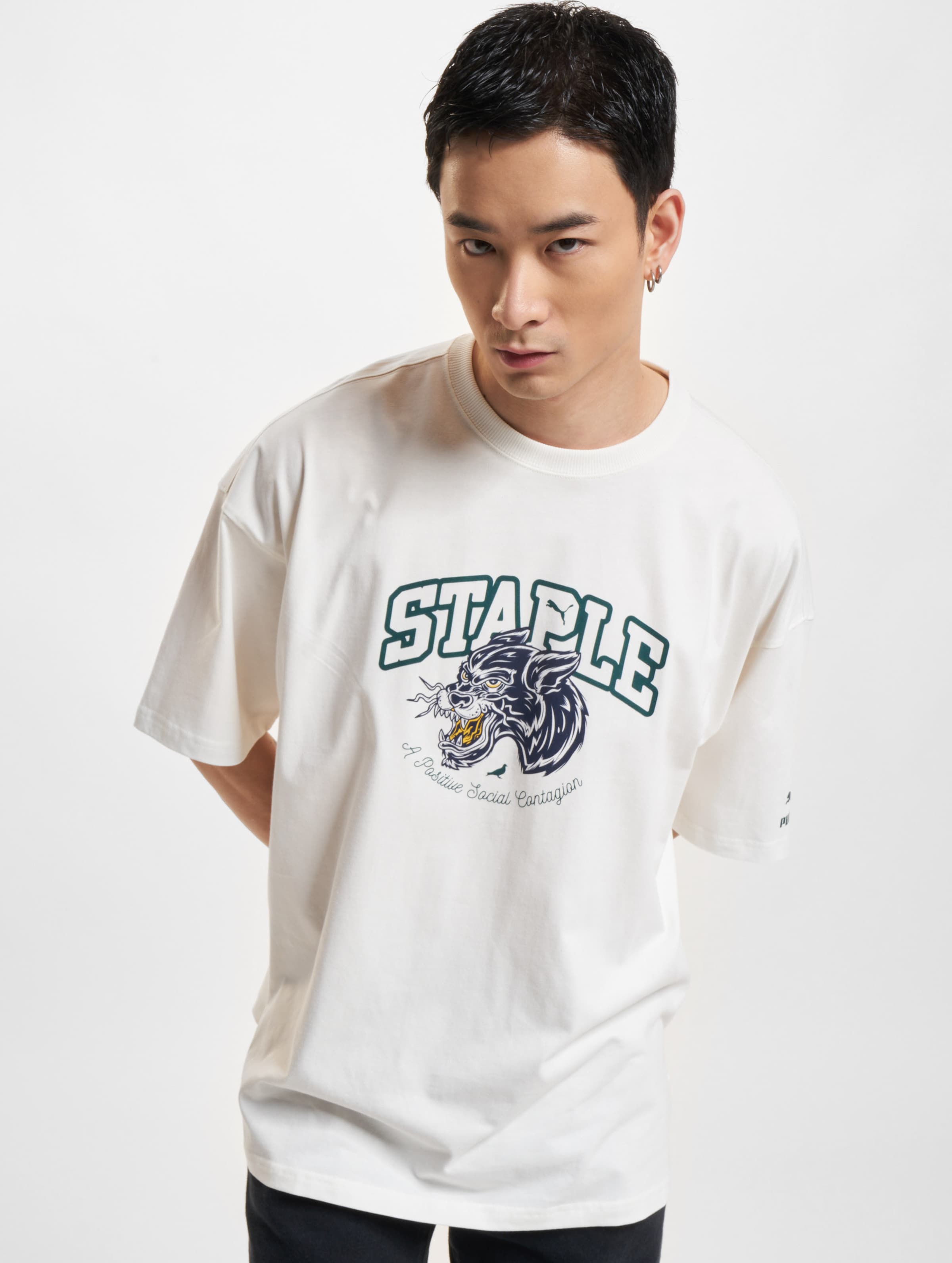 Puma X Staple Graphic T-Shirts Mannen op kleur wit, Maat S