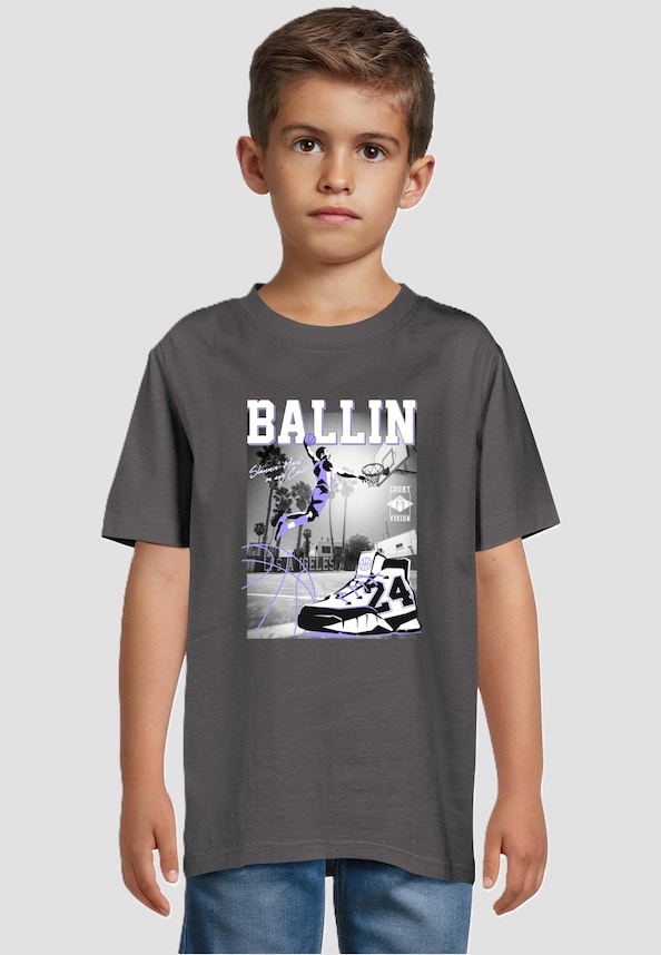 Kids Ballin Hard Tee-0