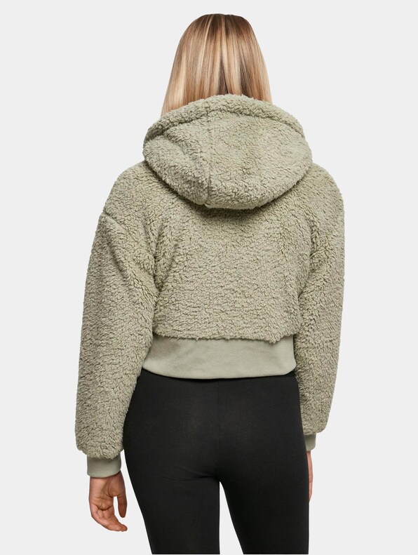 Ladies Short Oversized Sherpa-1