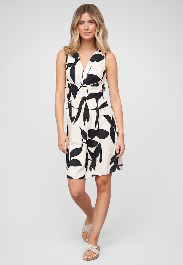 Dress with floral print-4