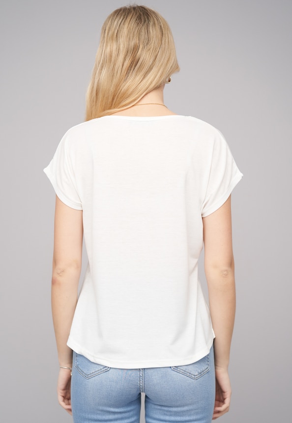 T-Shirt Flower Print-1