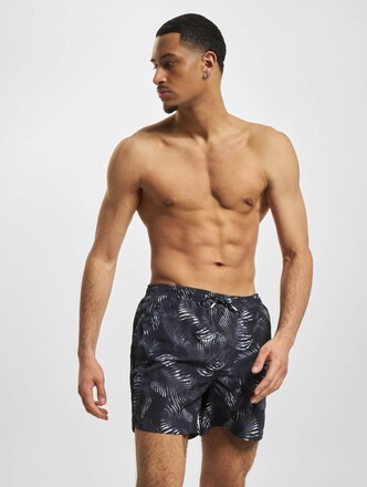 Only & Sons Ted Life Leafes Swim Trunks Dark