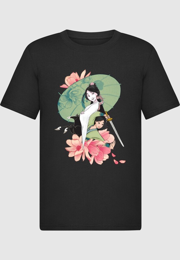 Kids Mulan - Magnolia Collage Basic Tee 2.0-2