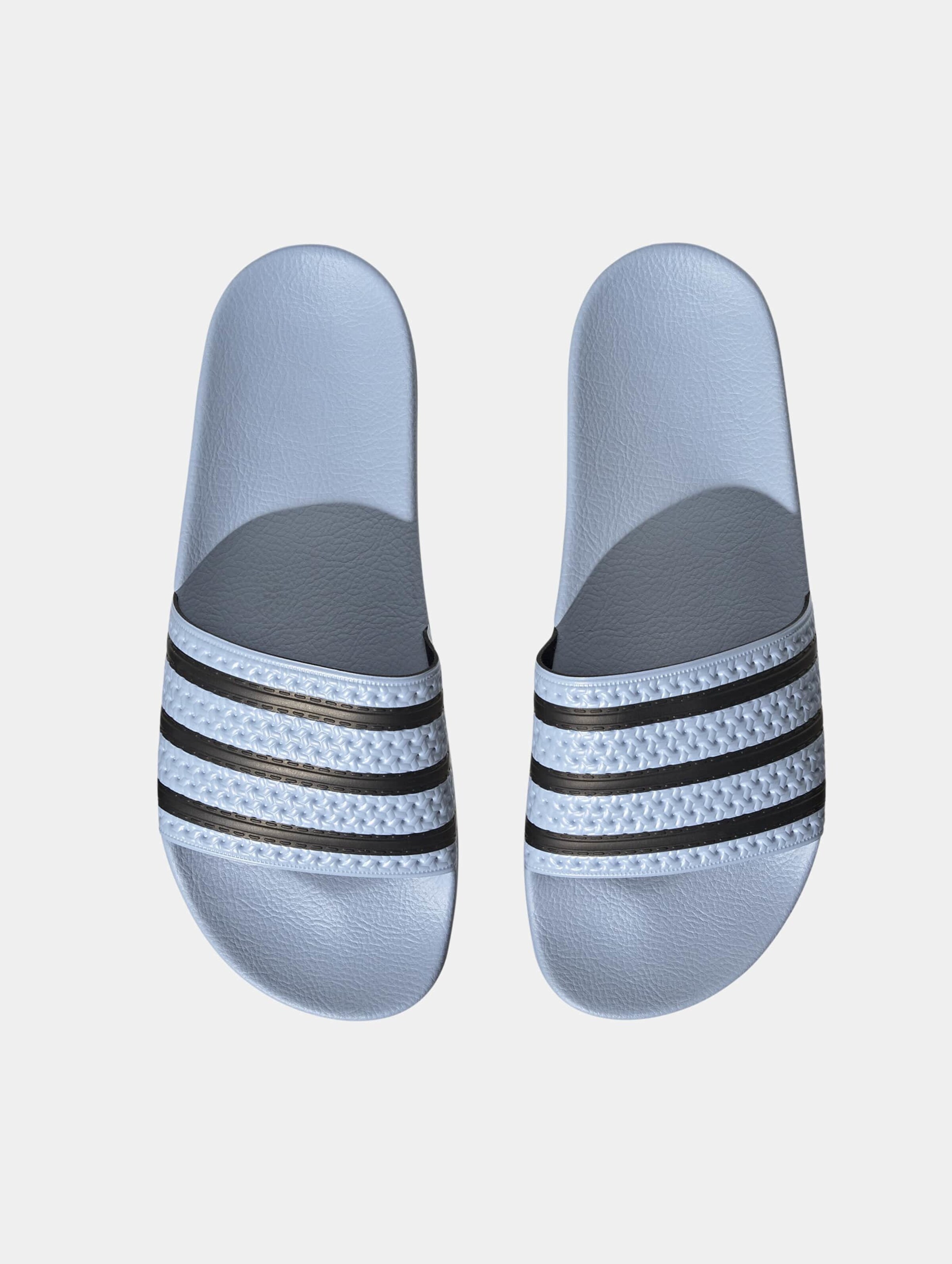 adidas Originals Adilette Badeschuhe Unisex op kleur blauw, Maat 47 1/3