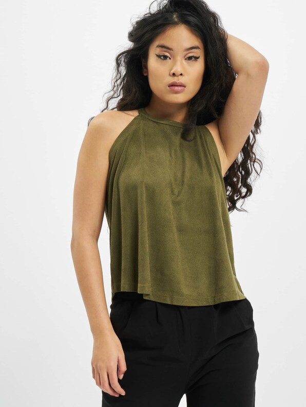 Ladies Peached Rib Neckholder-0