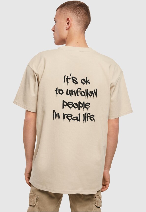 Unfollow front X Oversize Tee-1