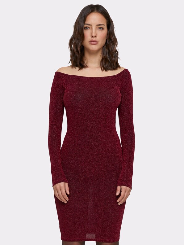 Off Shoulder Longsleeve Glitter-2