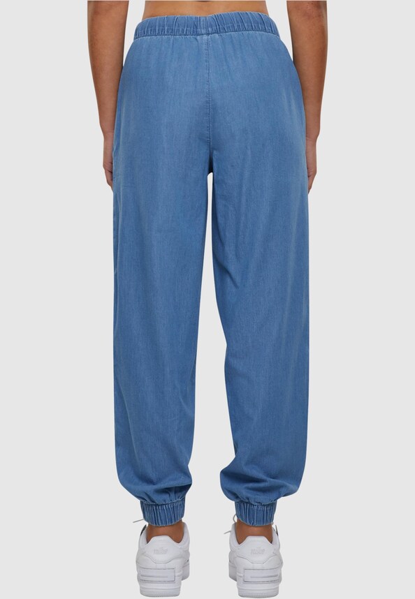 Ladies Light Denim Jogpants-1