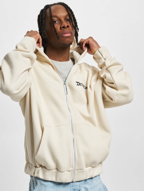 Dropsize Super Heavy Blank Zip Hoodies-0