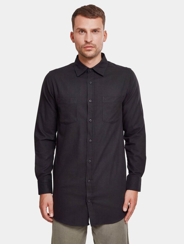 Side-Zip Long Checked Flanell-2