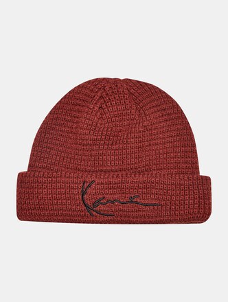 KA223-045-3 Signature Fisherman Beanie wine red