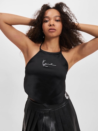 KW222-035-2 KK Small Signature Satin Top