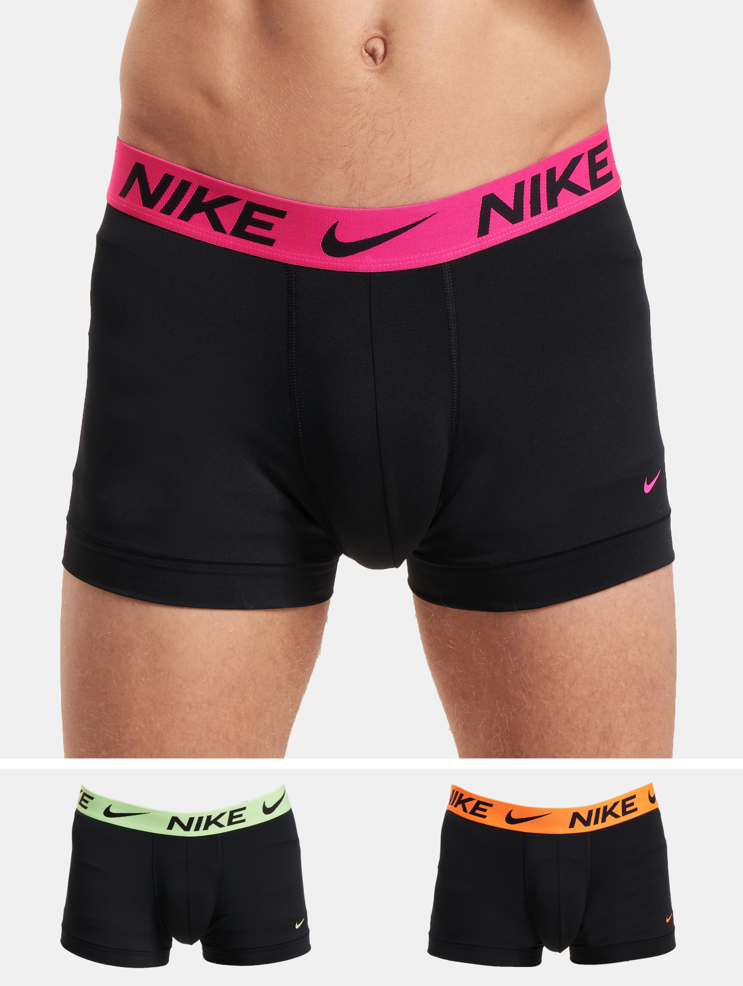 Nike Underwear Dri-Fit Essential Micro Trunk 3 Pack Boxershorts Männer,Unisex op kleur zwart, Maat S