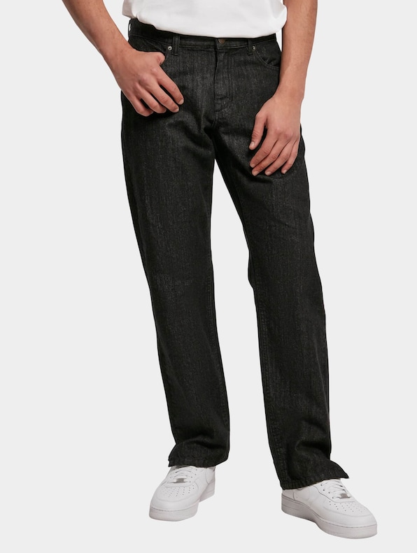 Urban Classics Straight Slit Straight Fit Jeans-0