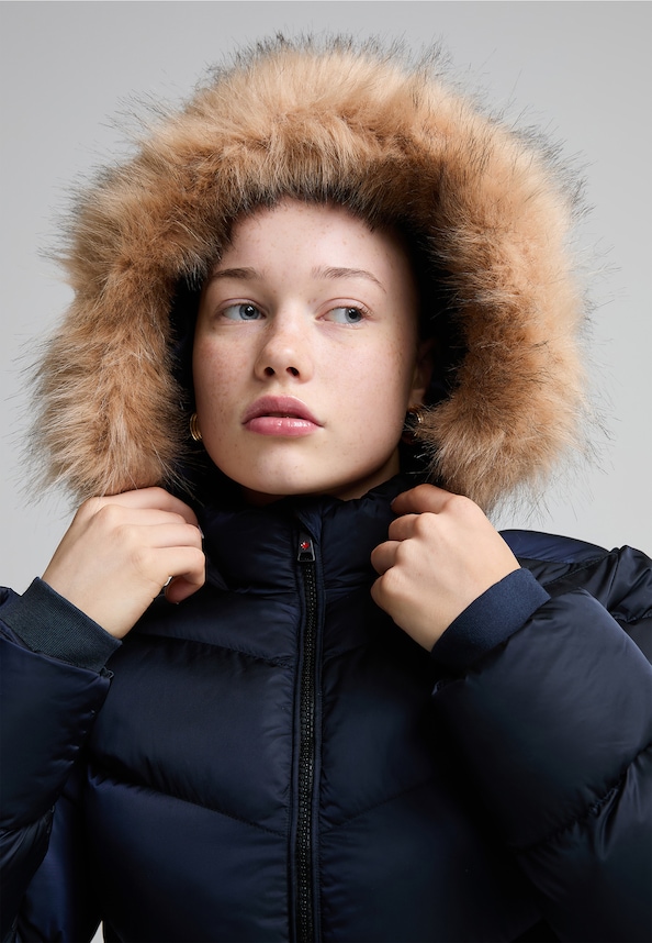 G ARABELLA HOODED BOMBER JACKET-5
