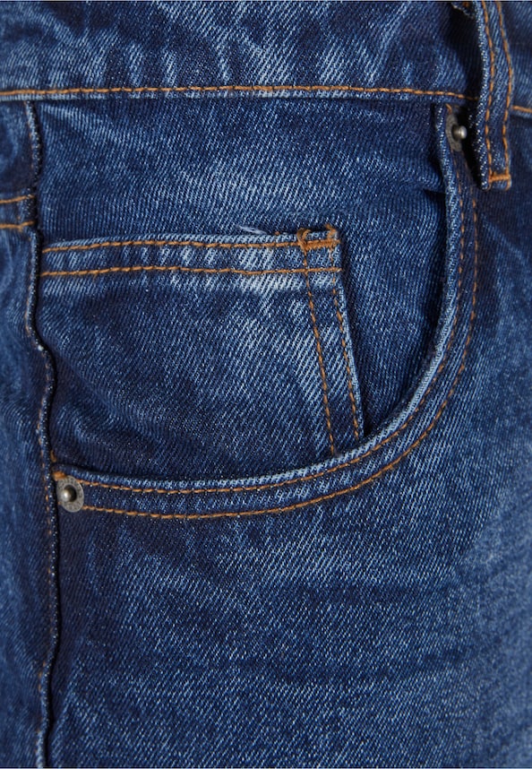 90's Heavy Denim Shorts-5