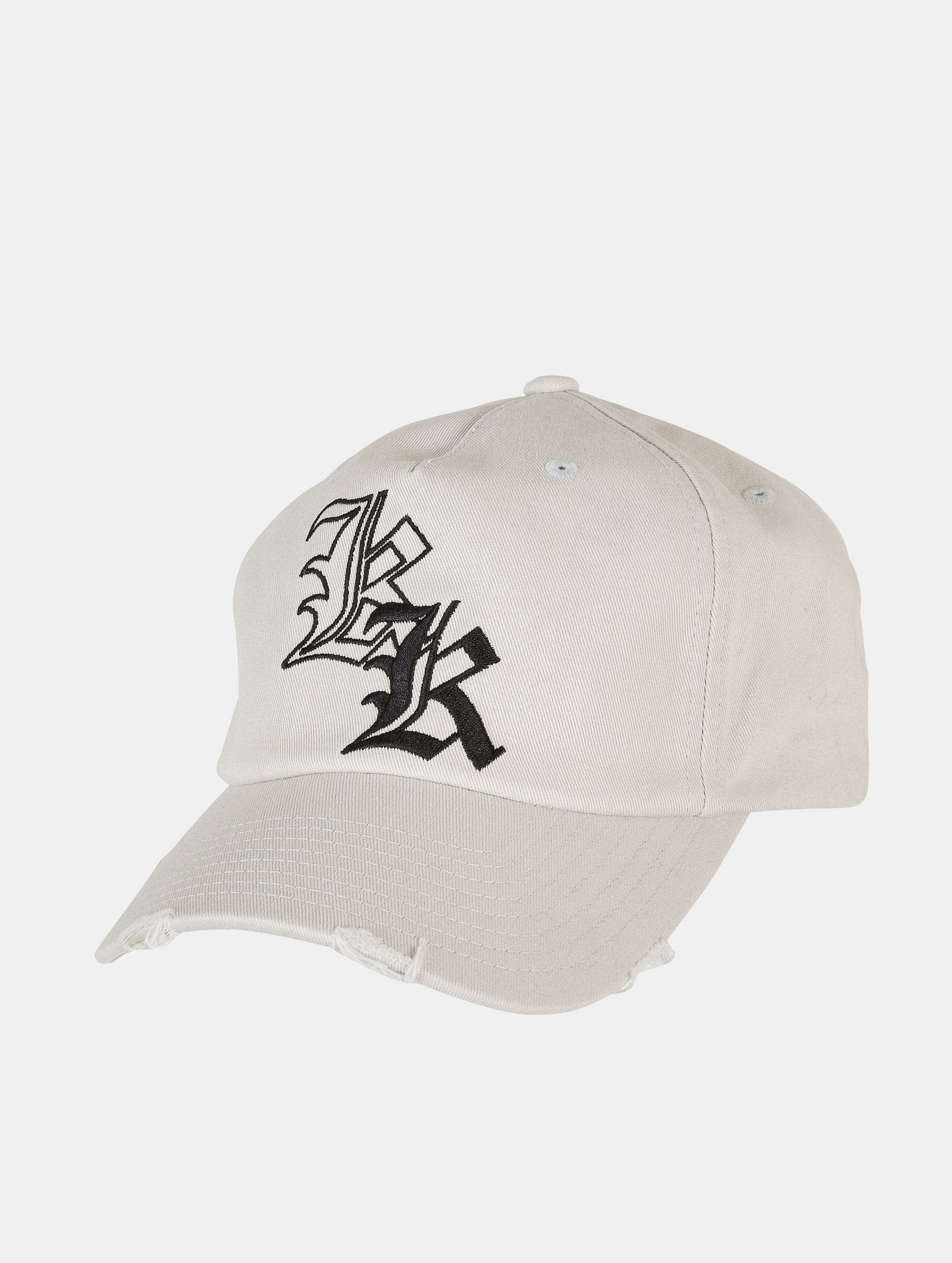 Karl Kani Old English Distressed Snapback Cap Frauen,Männer,Unisex op kleur beige, Maat ONE_SIZE