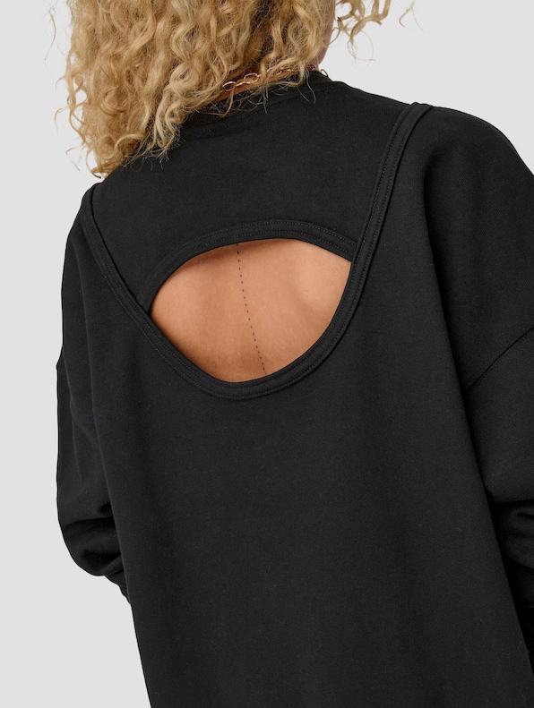 Only Elliot L/S Open Back Pullover-1