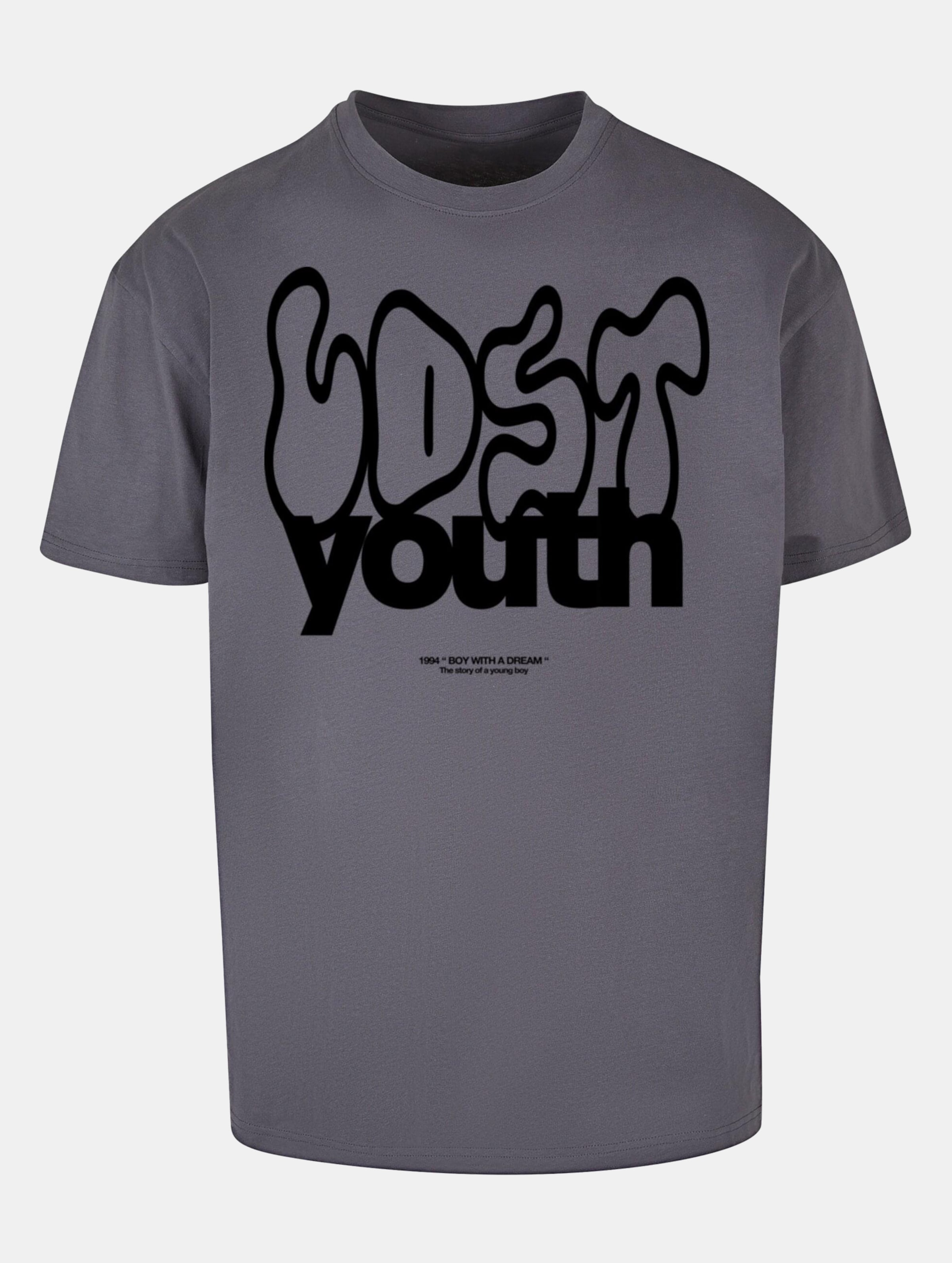 Lost Youth Graffiti Cloud T-Shirts Mannen op kleur grijs, Maat XL