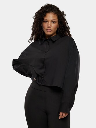 Ladies Cropped Oversized Blouse