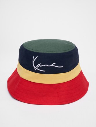 Karl Kani SIGNATURE BLOCK BUCKET HAT RED