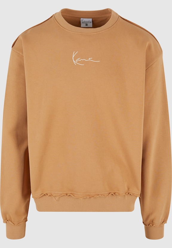 KM241-022-2 Karl Kani Small Signature Distressed Os Crew-3