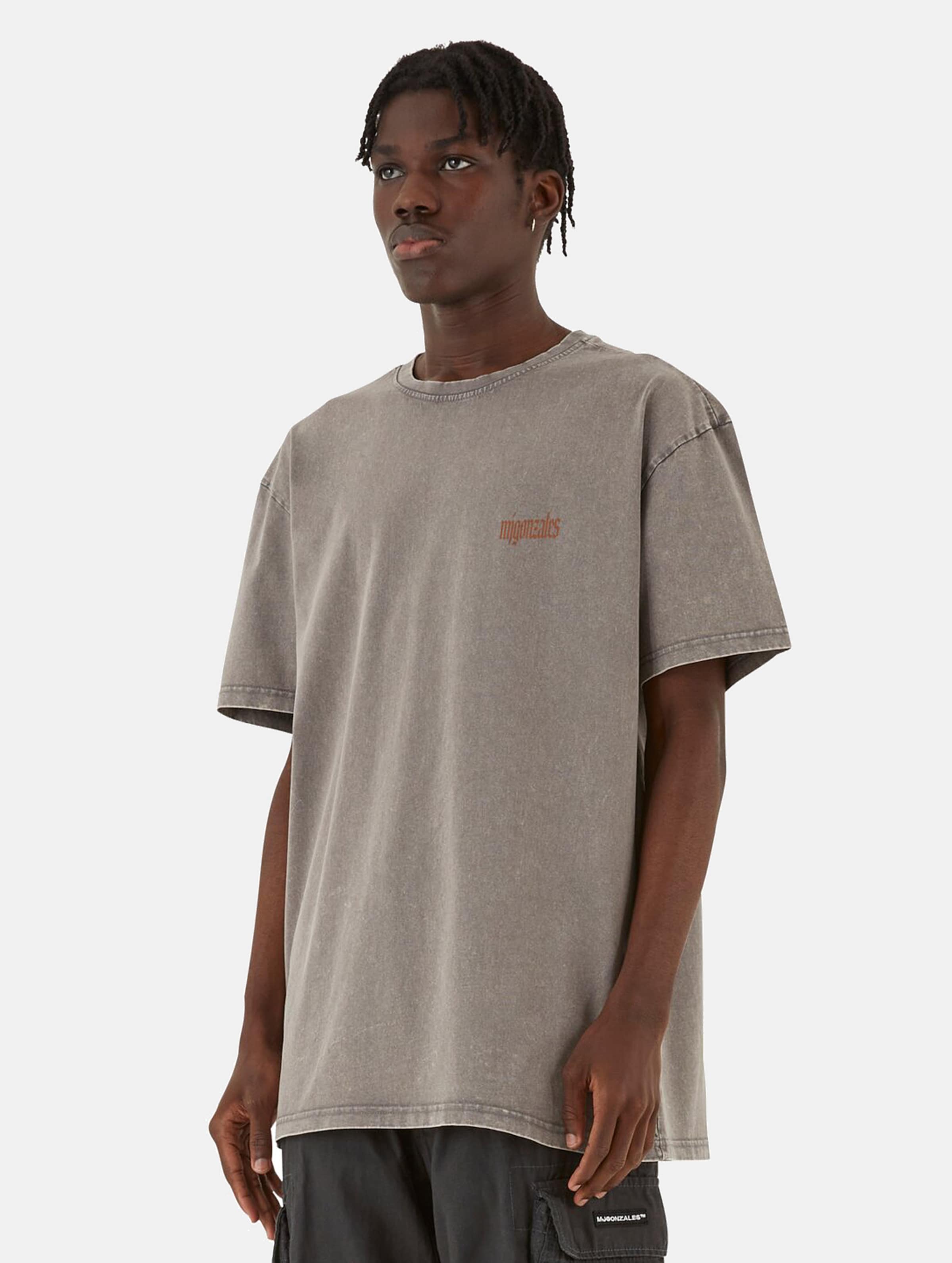 MJ Gonzales Brave Soar Heavy Acid Washed T-Shirts Männer,Unisex op kleur grijs, Maat XL