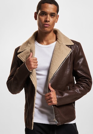 VSCT Clubwear Sheepskin Biker Jacket