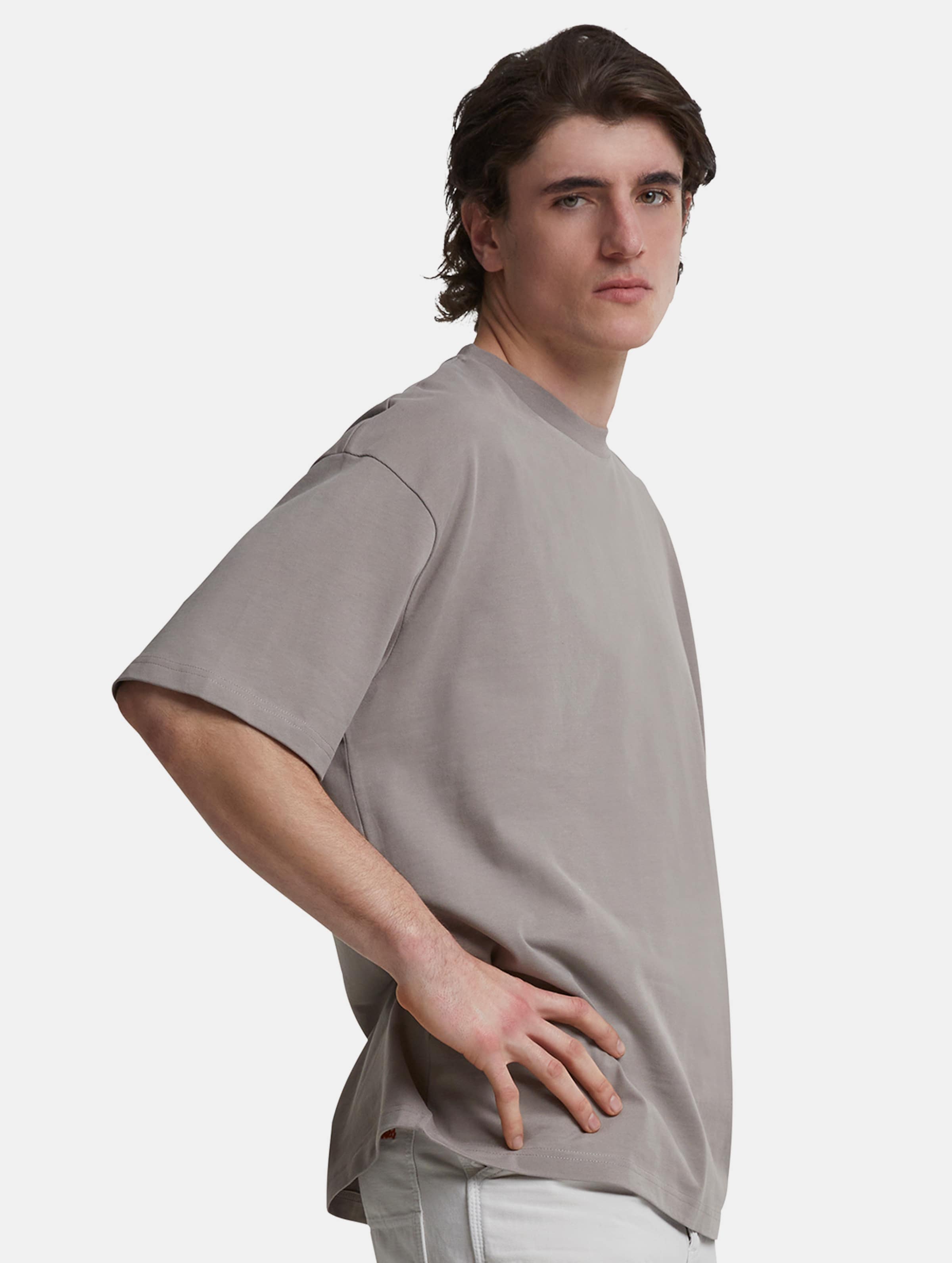 Prohibited Oversized T-Shirts Männer,Unisex op kleur grijs, Maat L