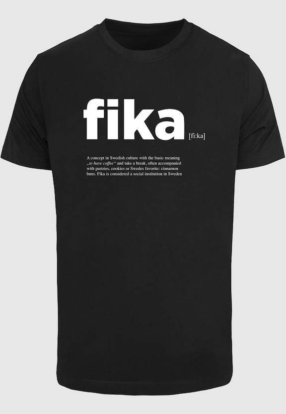 Fika Definition T-Shirt Round Neck-2