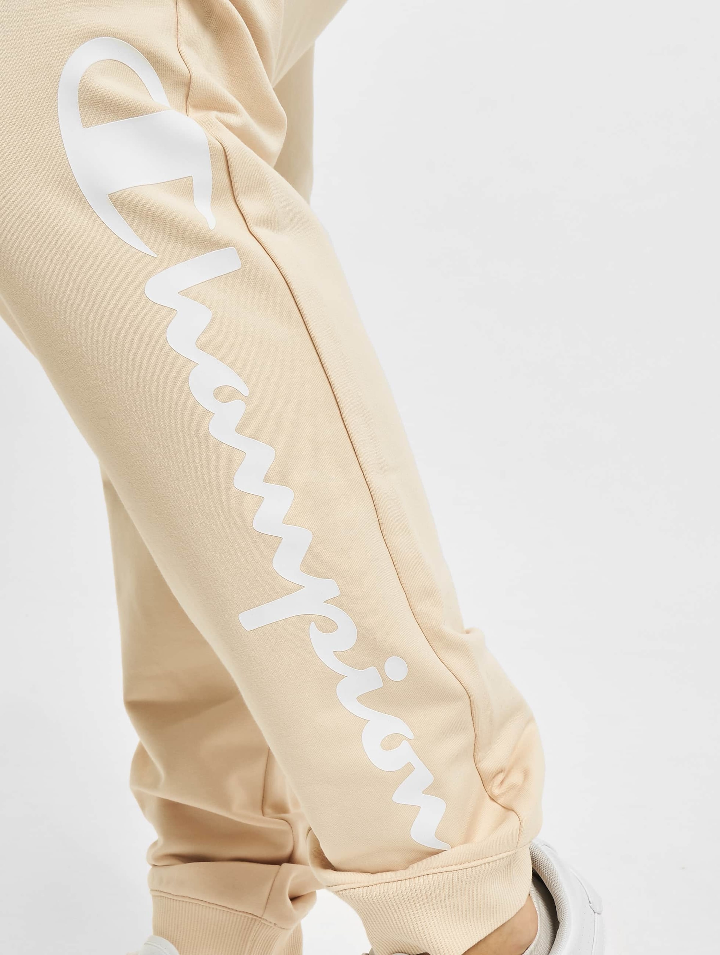 Beige champion online sweatpants