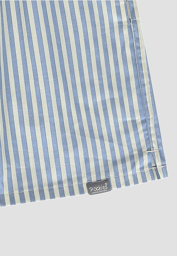 Pocketless Ice Blue Striped-2