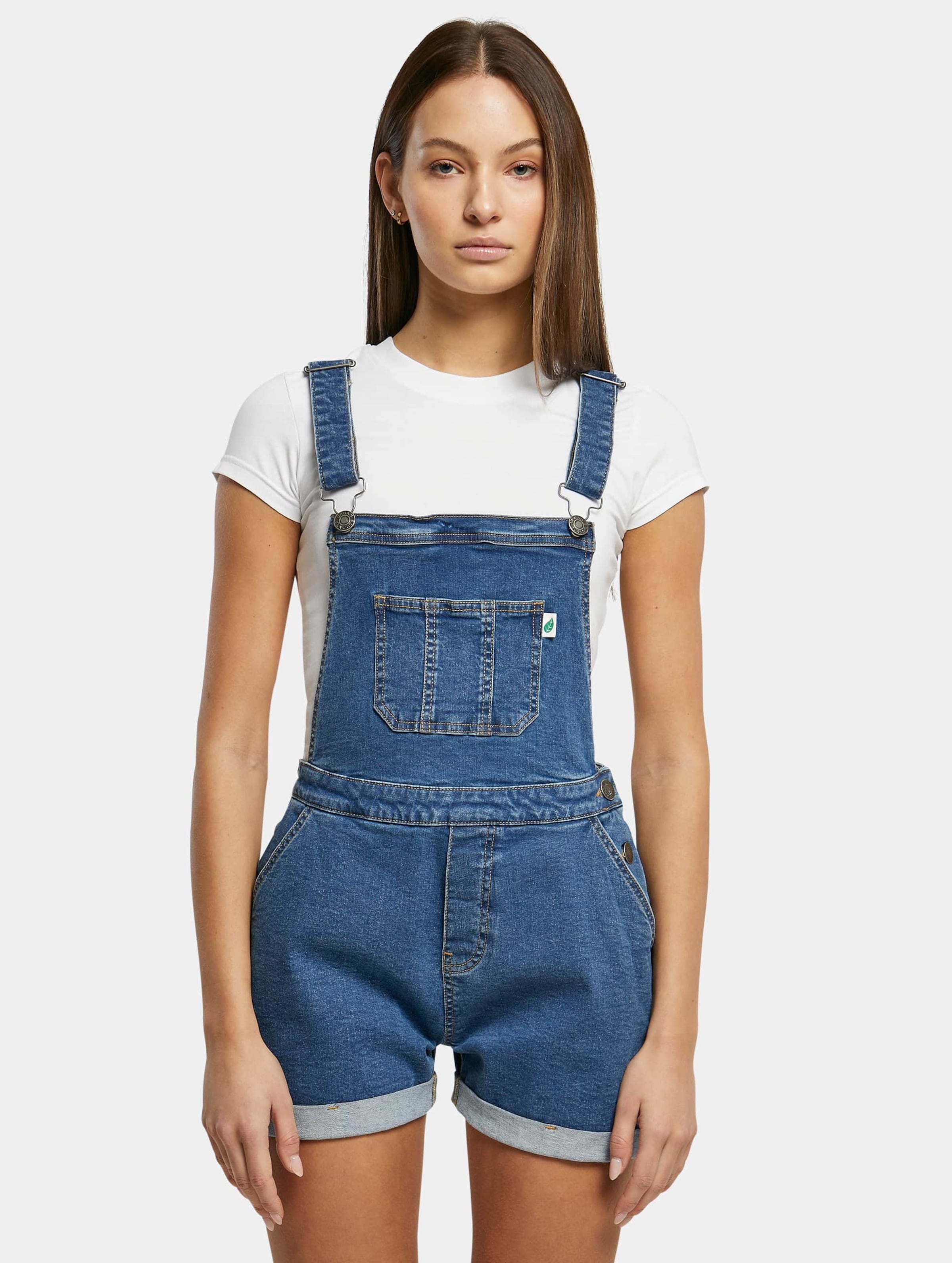 Ladies deals dungaree shorts