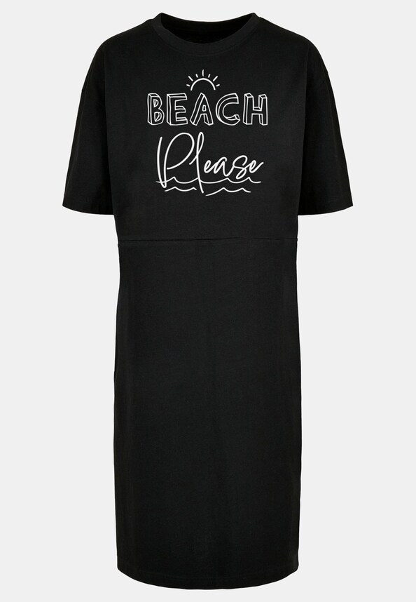 Ladies Beach Please Oversized Slit -2
