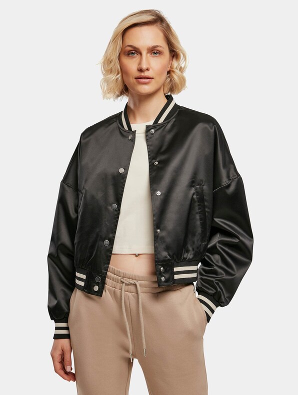 Ladies Short Oversized Satin-0