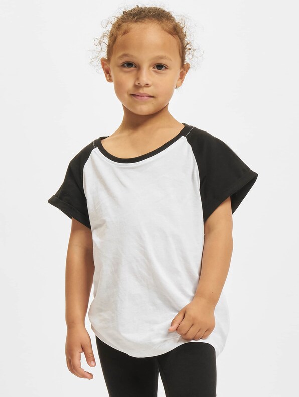 Girls Contrast Raglan-0
