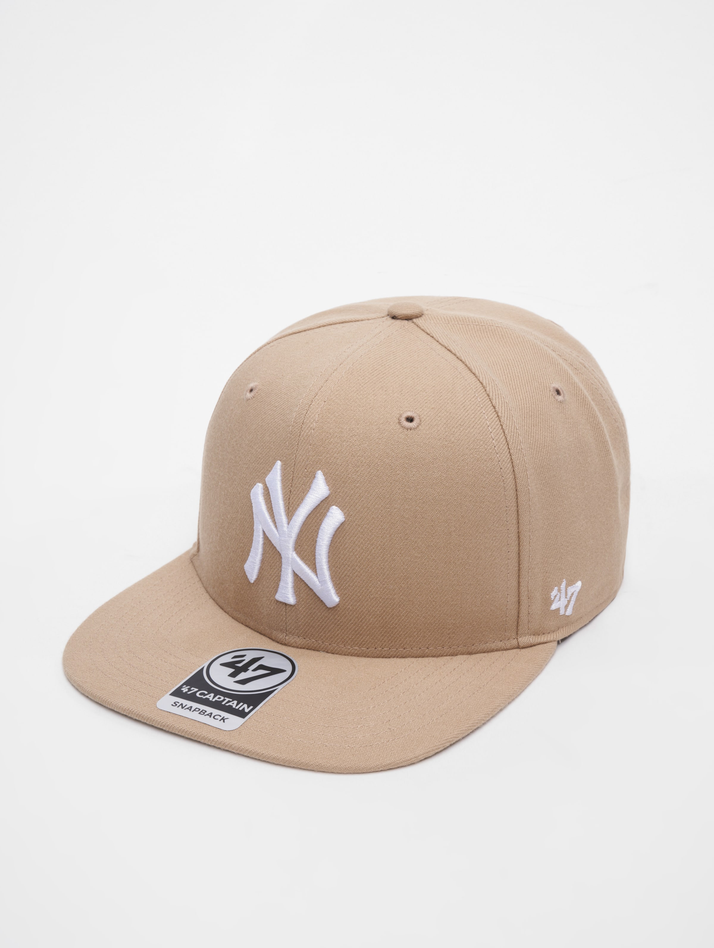 47 '47 MLB New York Yankees No Shot Captain Snapback Caps op kleur beige, Maat ADJUSTABLE