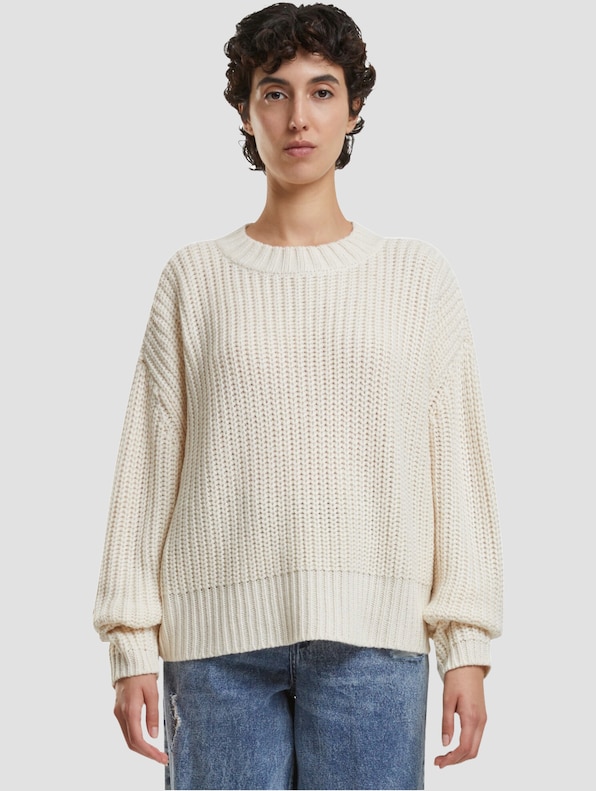 Urban Classics Ladies Wide Basic Oversized Pullover-2