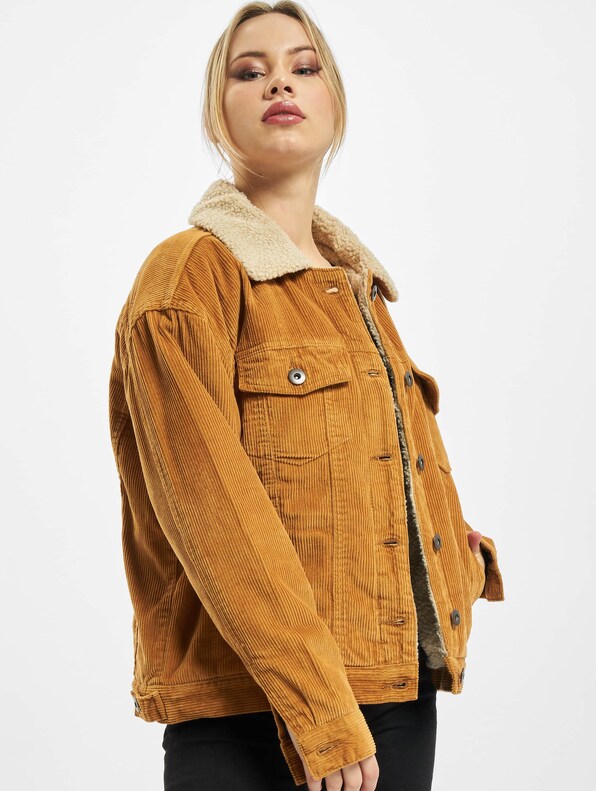 Ladies Oversize Sherpa Corduroy-0