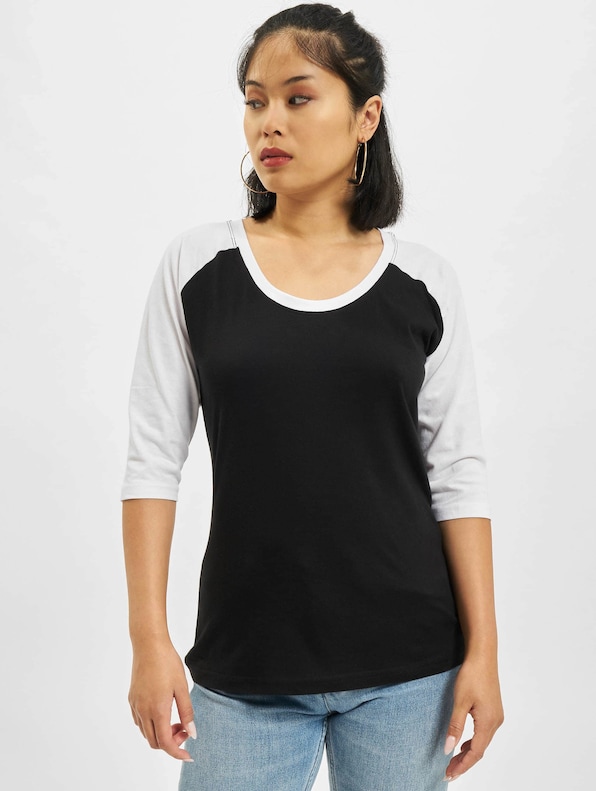 3/4 Contrast Raglan -2