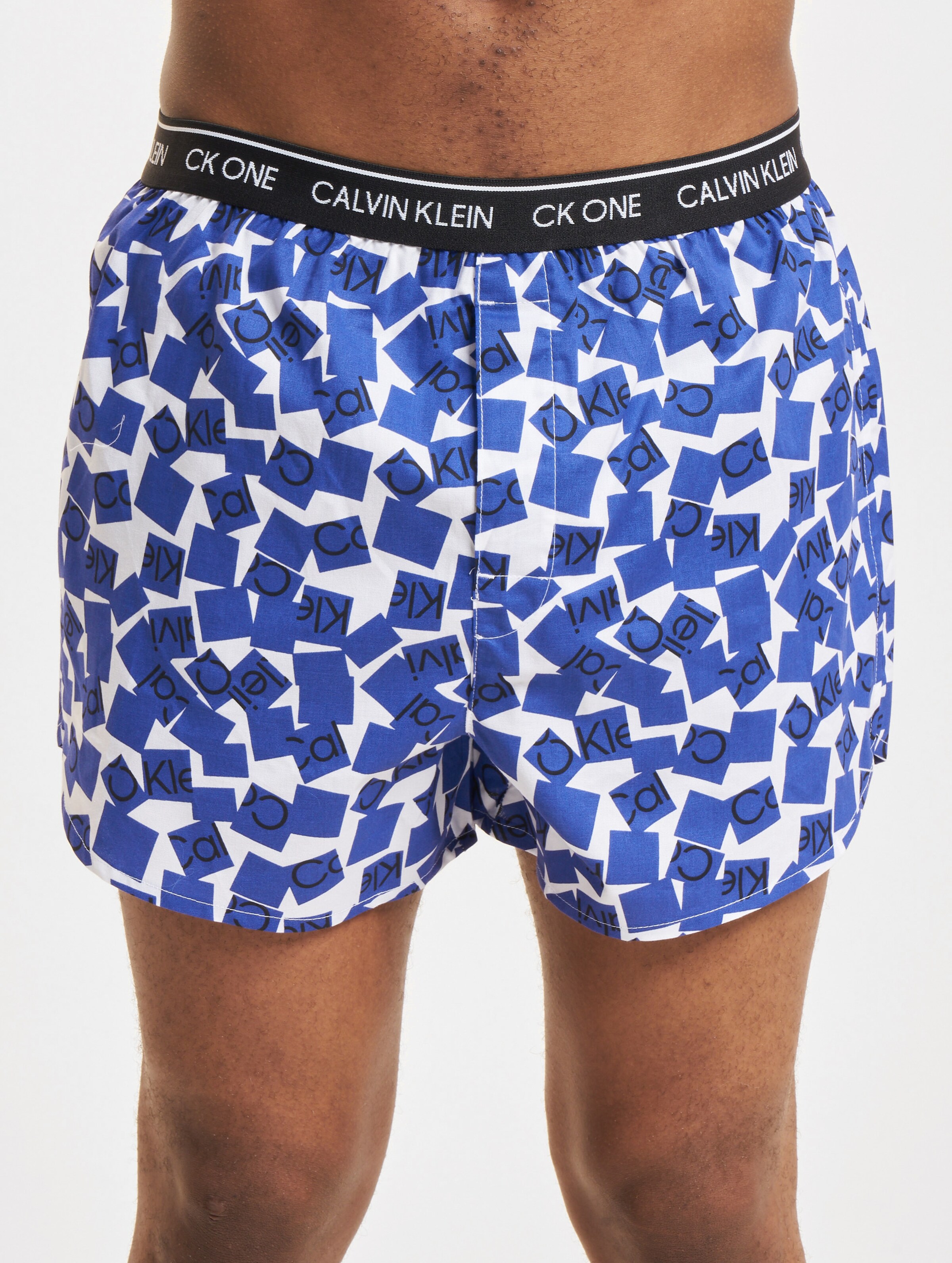 Calvin Klein Underwear Slim 3-Pack Boxershorts op kleur blauw, Maat S