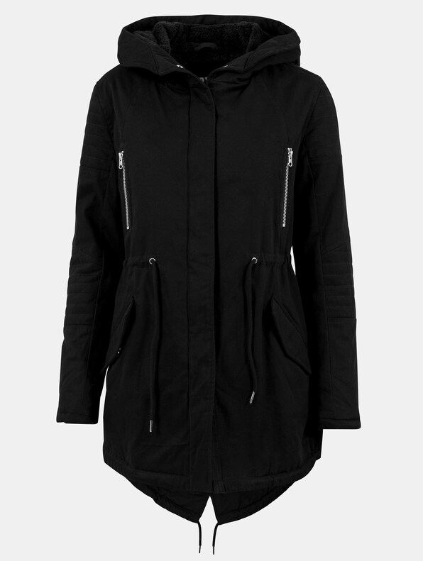 Ladies Sherpa Lined Cotton-11