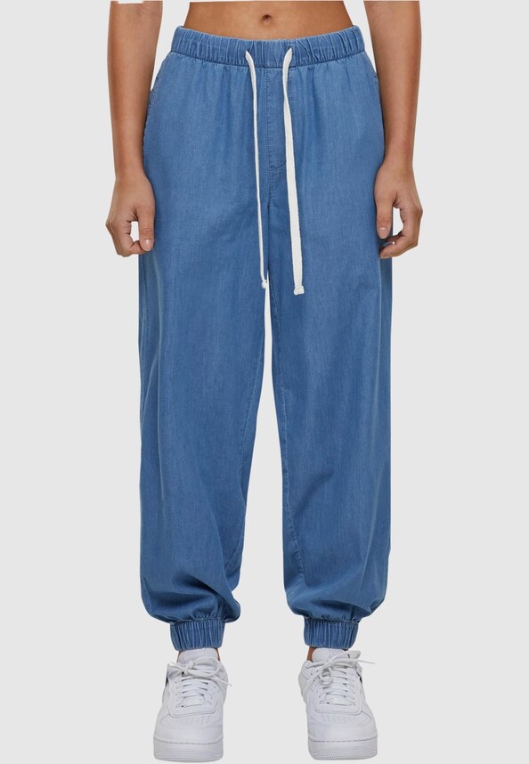 Ladies Light Denim Jogpants-2