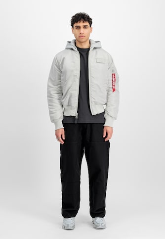 MA-1 Zip Hood Back Print