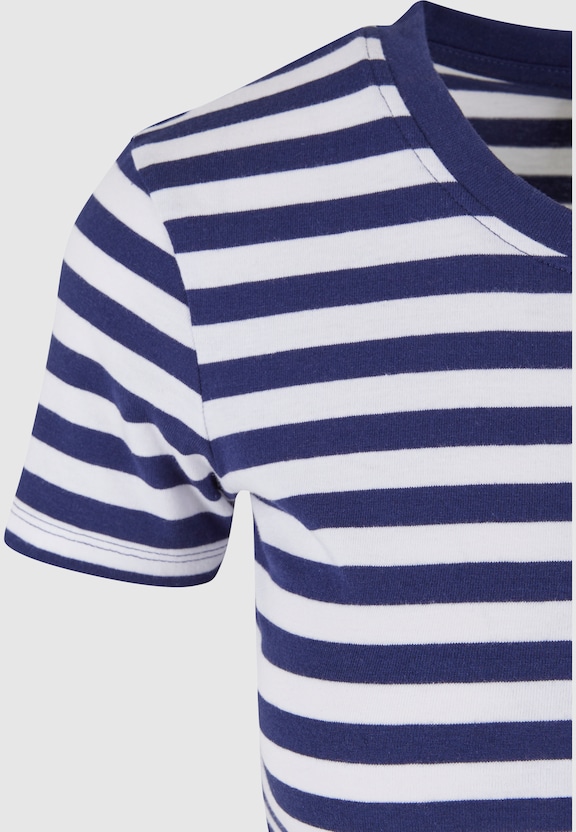 Ladies Short Striped Tee-6