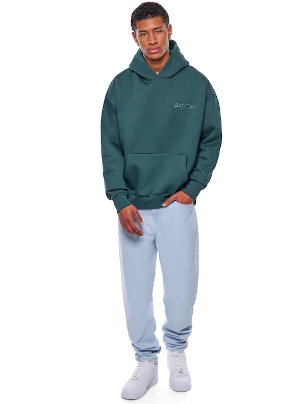 Dropsize Heavy Oversize Embo Hoodies-3