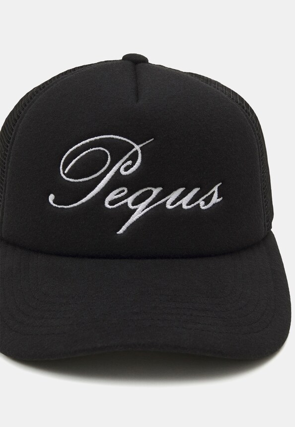 PEQUS  Handwritten Logo Trucker Cap-3