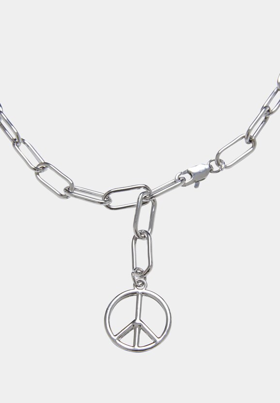Y Chain Peace Pendant More-3